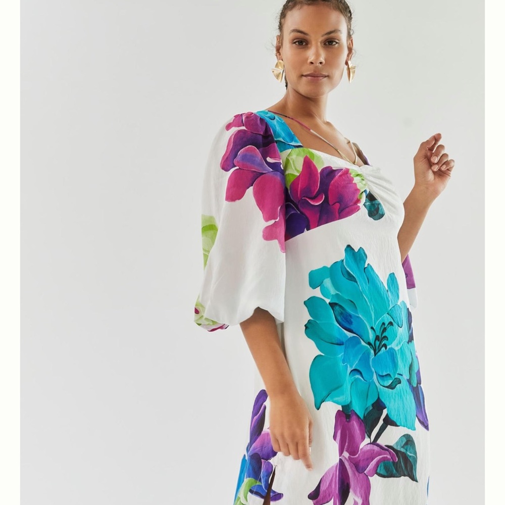 Anthropologie Maeve printed midi dress 👗 - Picture 7 of 9